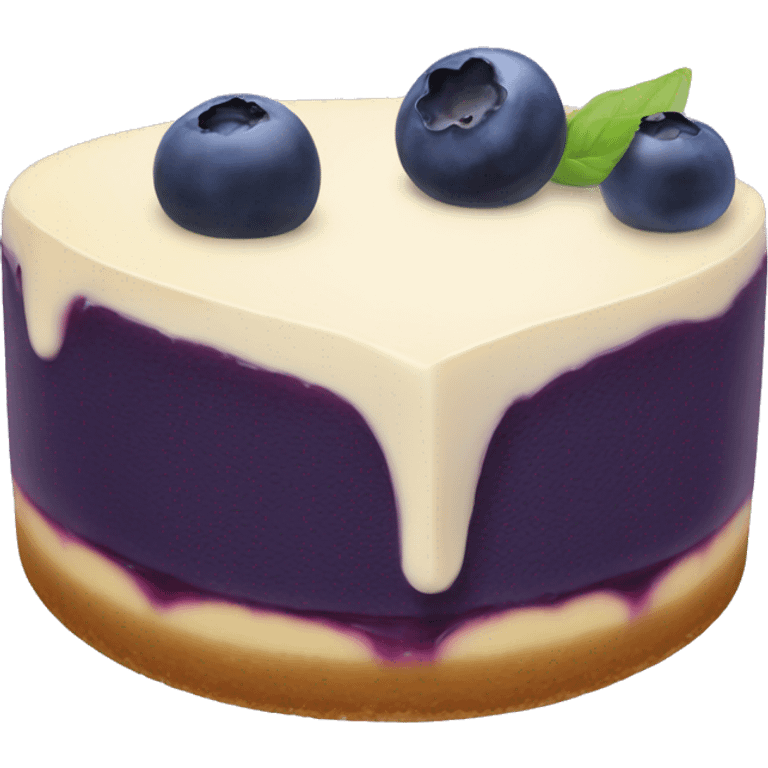 Blueberry Cheesecake  emoji