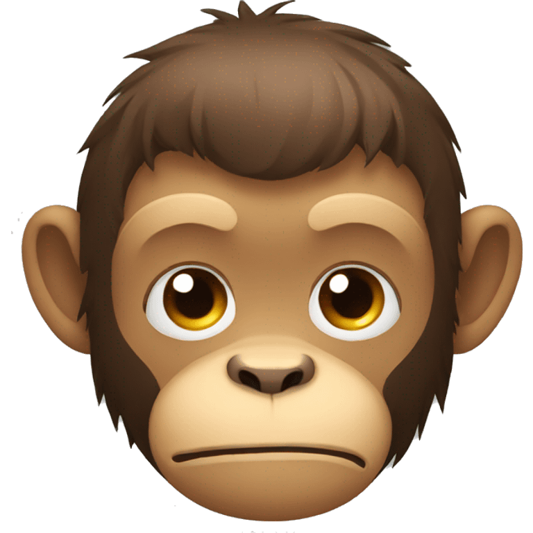 tired monkey emoji