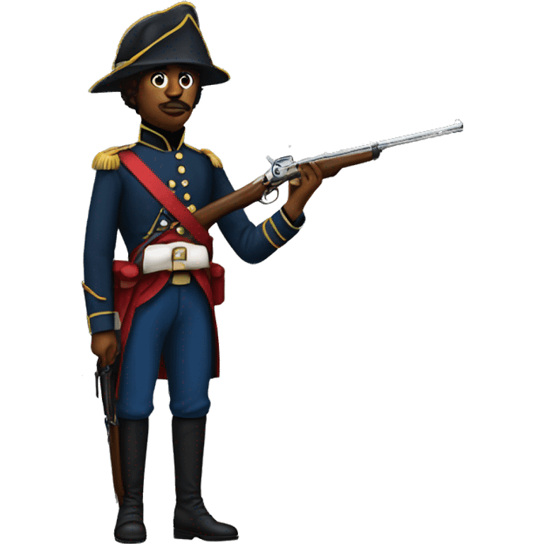 full length american civil war soldier emoji