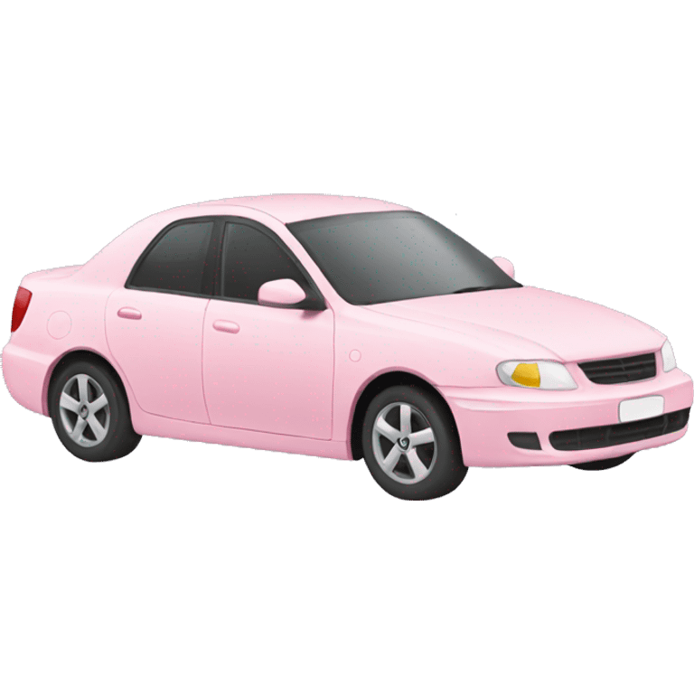 light pink car emoji