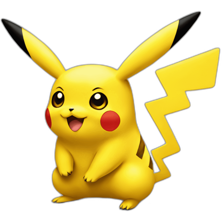 Pikachu with nike emoji