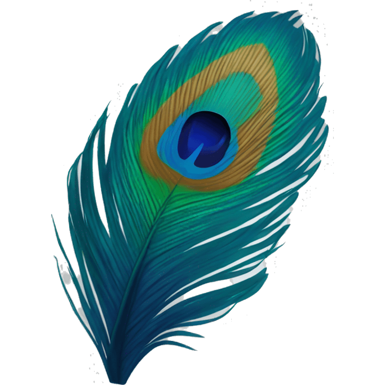 peacock feather emoji