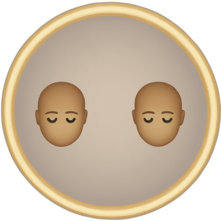 Two round circles emoji