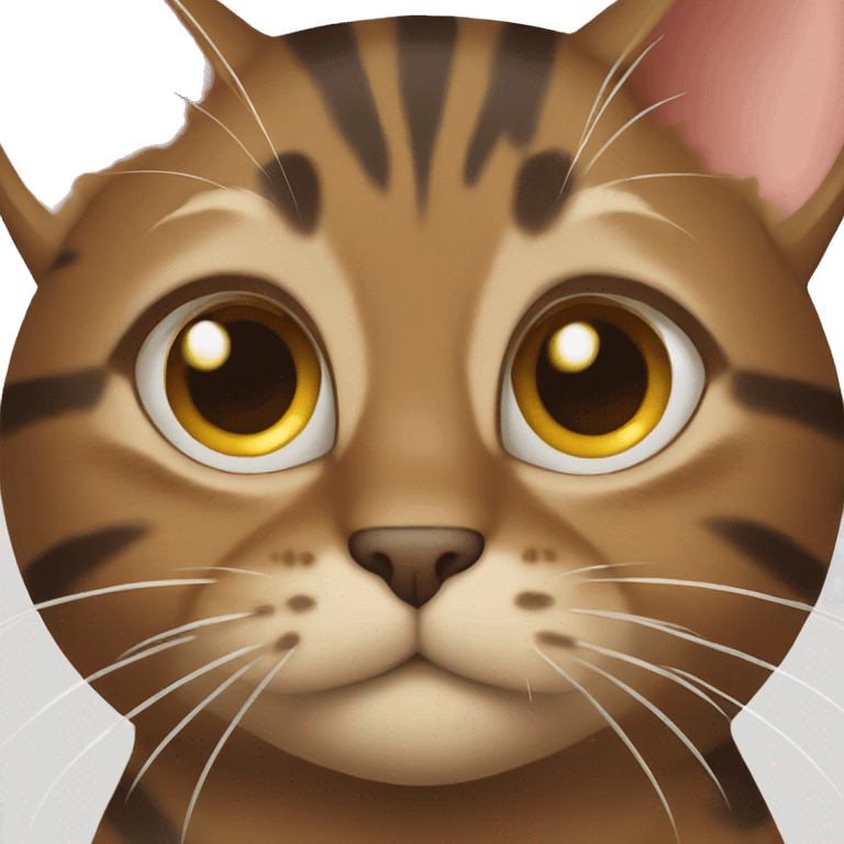 brown tabby cat emoji