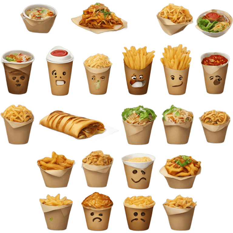 Take out food emoji