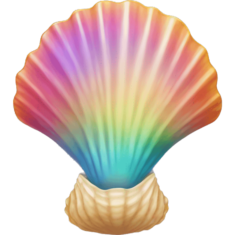 reinbow scallop-seashell emoji