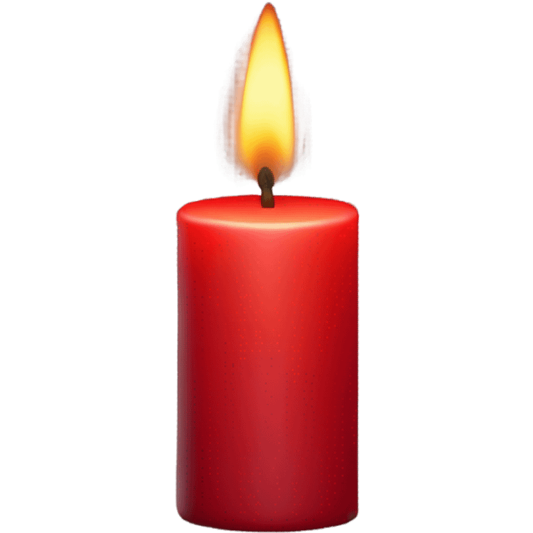 red candle emoji