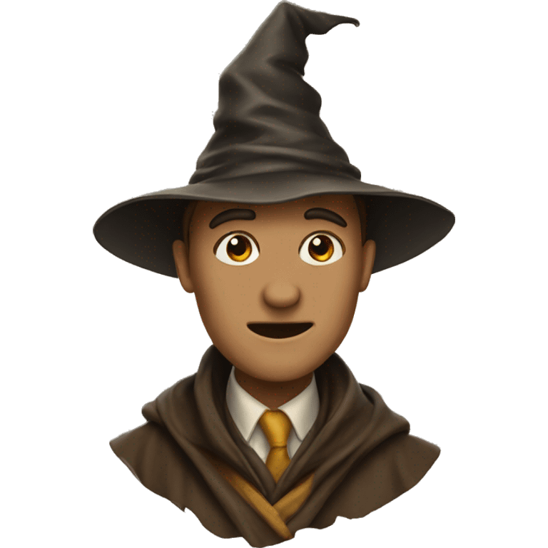 One sorting hat emoji