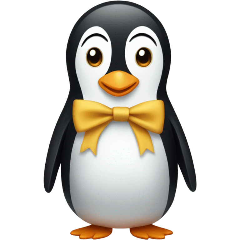 Penguin in skirts emoji