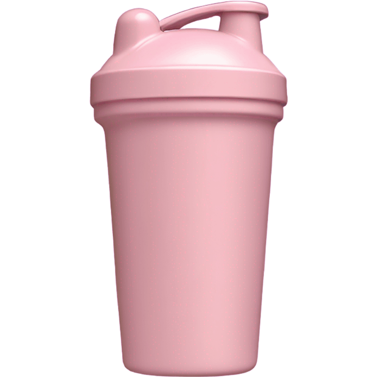 Light Pink protein shaker cup emoji