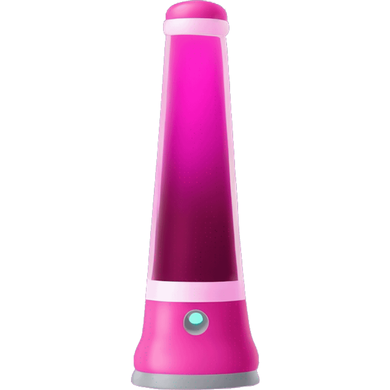 Purple and pink traditional lava lamp emoji