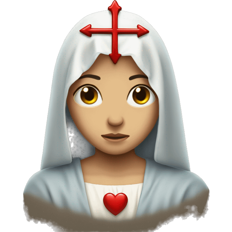 holy heart with seven sorrows emoji