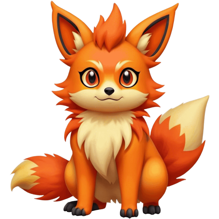 Quilava-Litten-Flareon-animal-creature-hybrid full body emoji