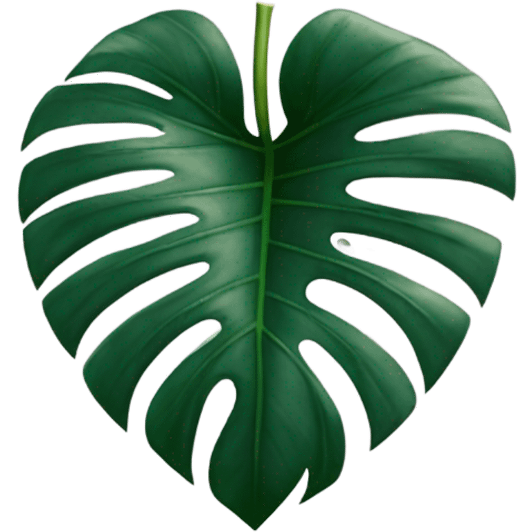 Monstera heart emoji