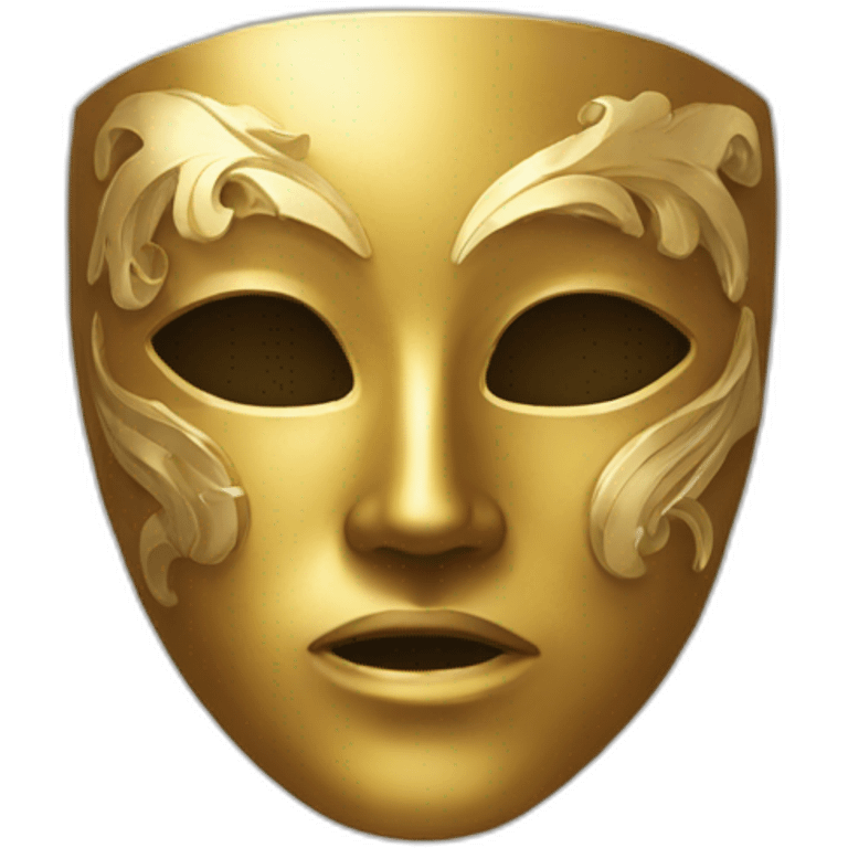 golden mask emoji