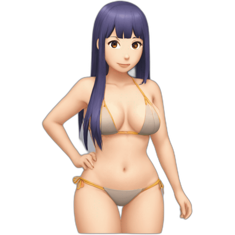 hinata hyuga full body pawg micro bikini back focus emoji