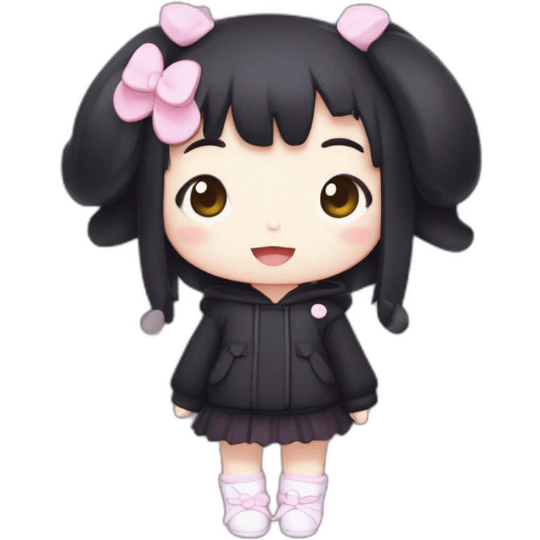 Kuromi Sanrio emoji