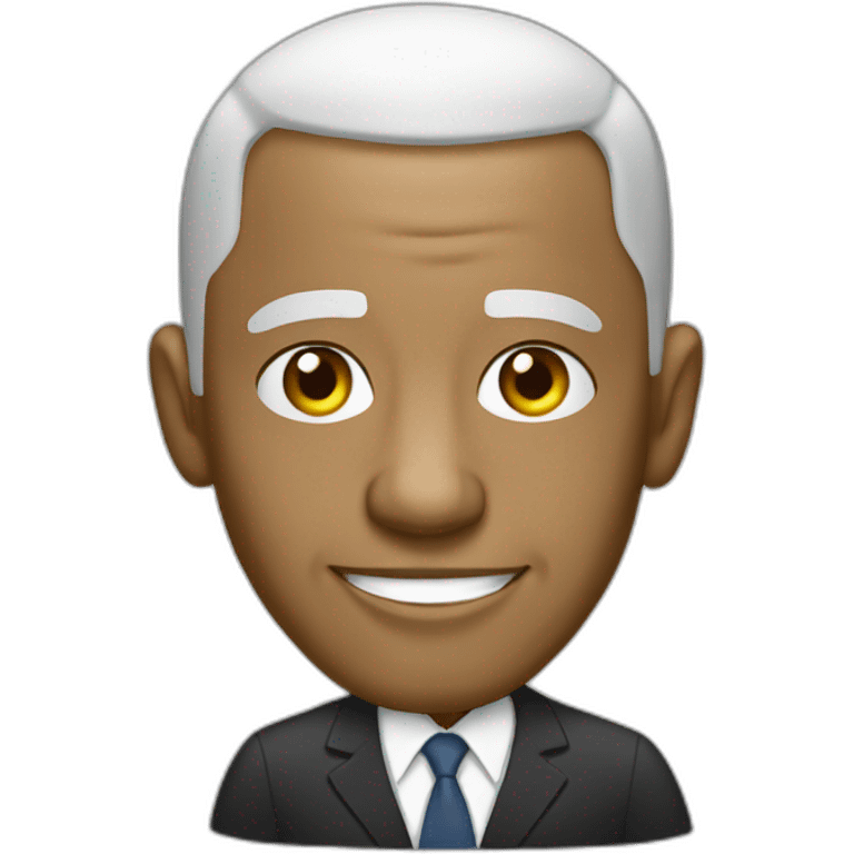 white obama emoji