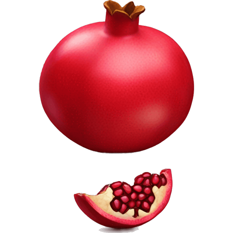 pomegranate with seeds  emoji