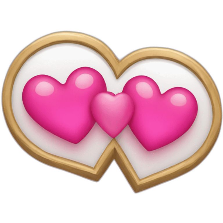 two hearts with a ring emoji