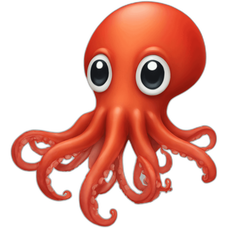 red squid emoji