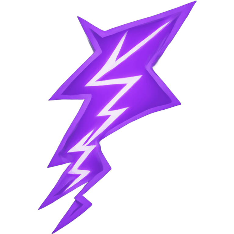 dark violet lightning emoji