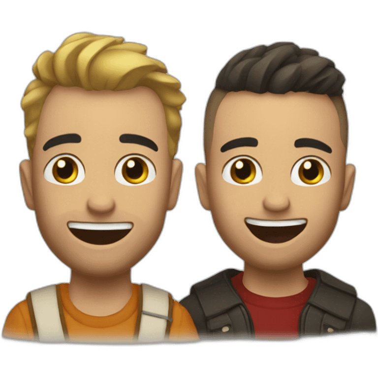 mister v et squeezie emoji