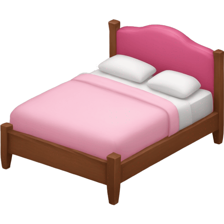 Pink bed emoji