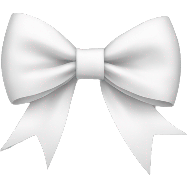 White bow  emoji