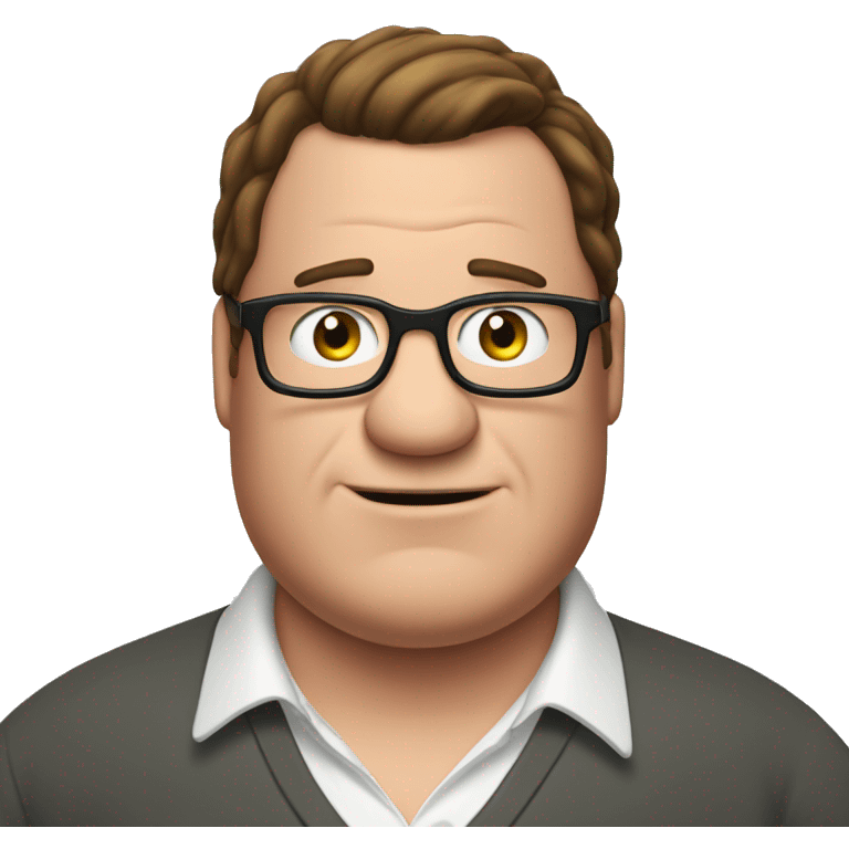 peter griffin with an iphone darker hair please emoji