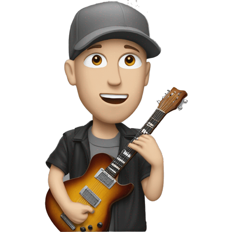 Eminem qui fait de la guitare  emoji