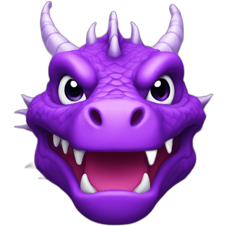 purple dragon head emoji