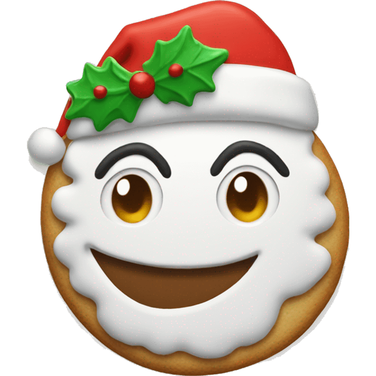 Christmas cookie emoji