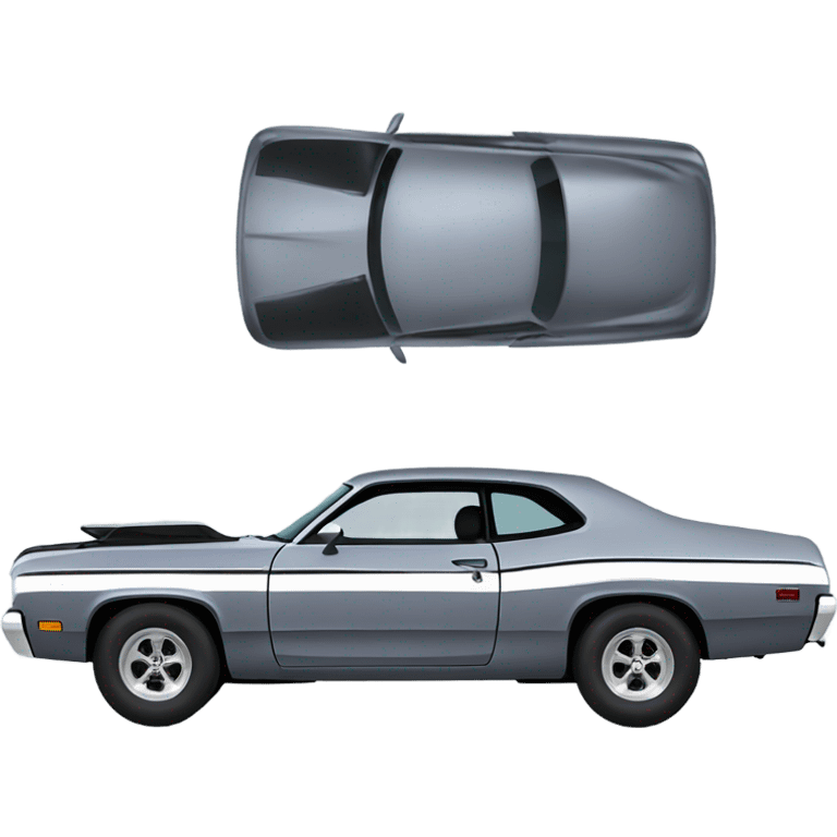 1971 Plymouth duster gray  emoji