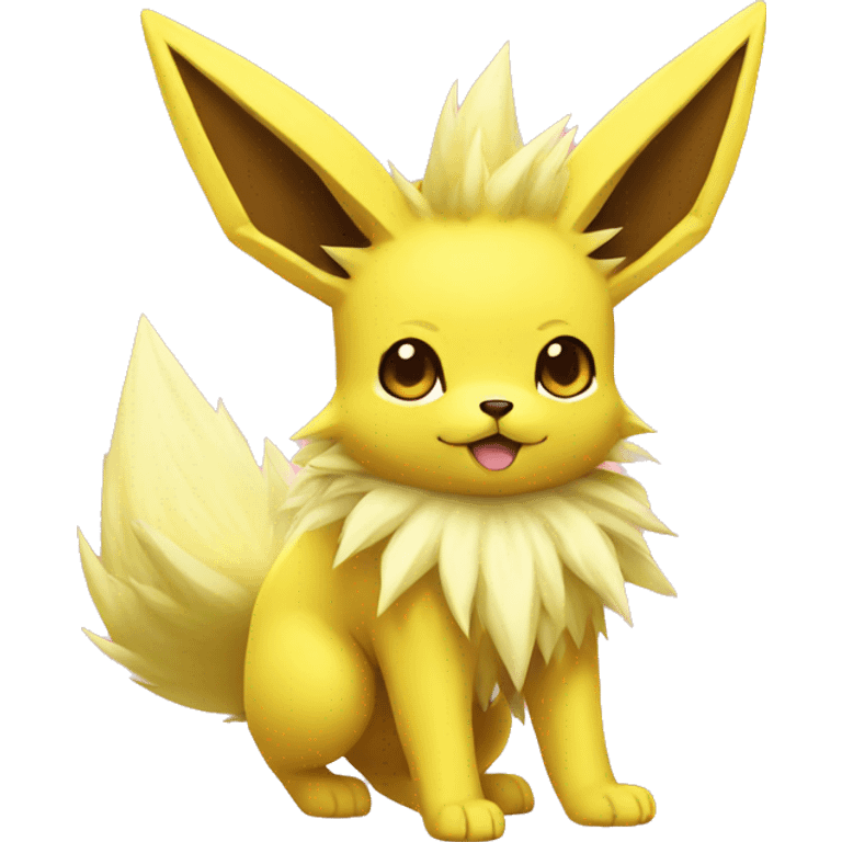 Kawaii Jolteon full body emoji