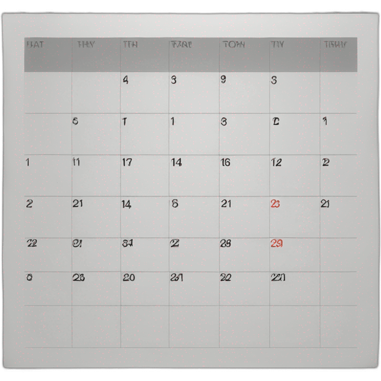 january calendar emoji