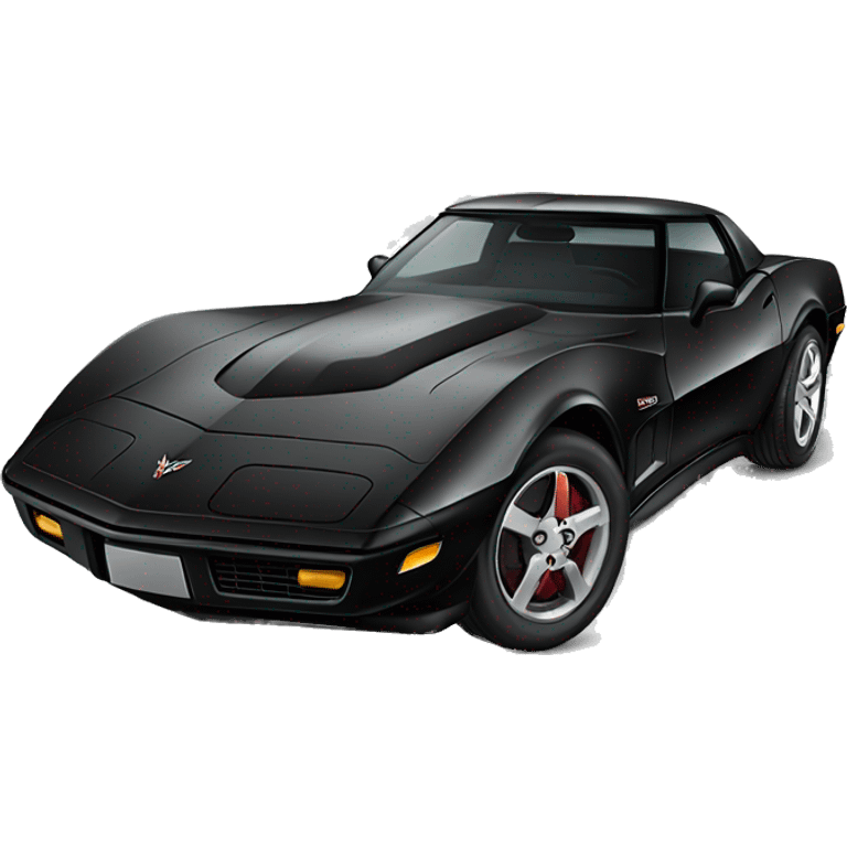 Black corvette  emoji