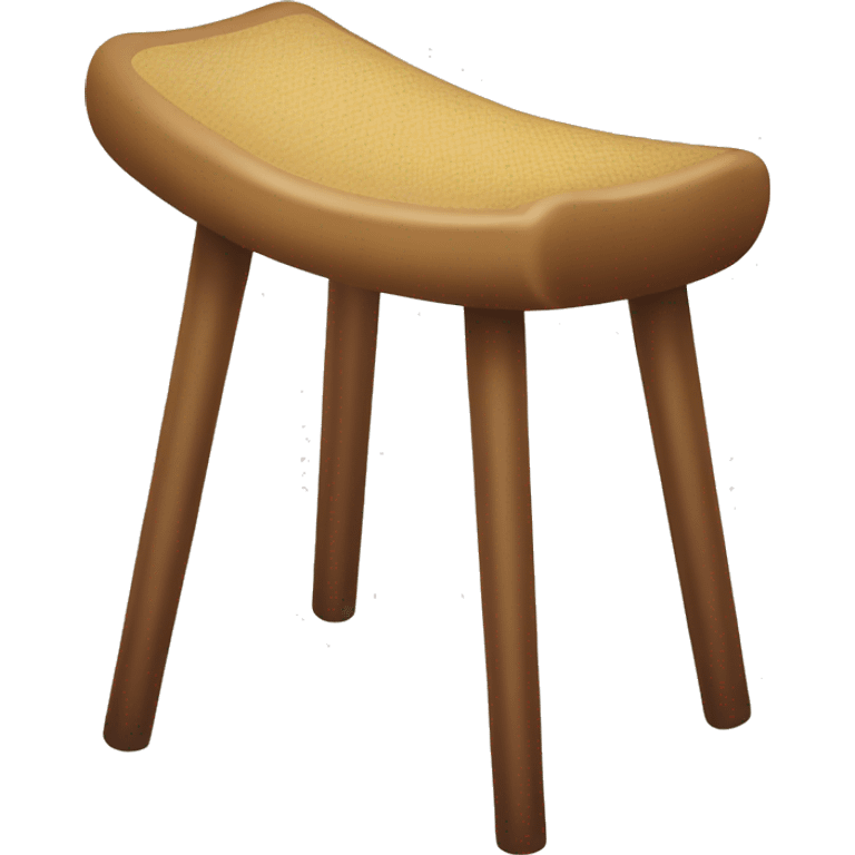 Tabouret à 3 pieds emoji