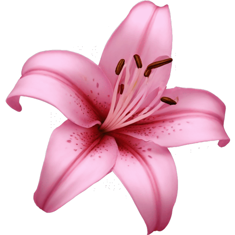 lily flower pink emoji