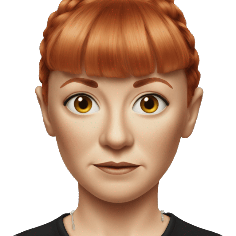 Andrea Arnold director red hair british 60 short bangs emoji