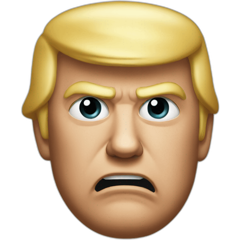 angry trump emoji