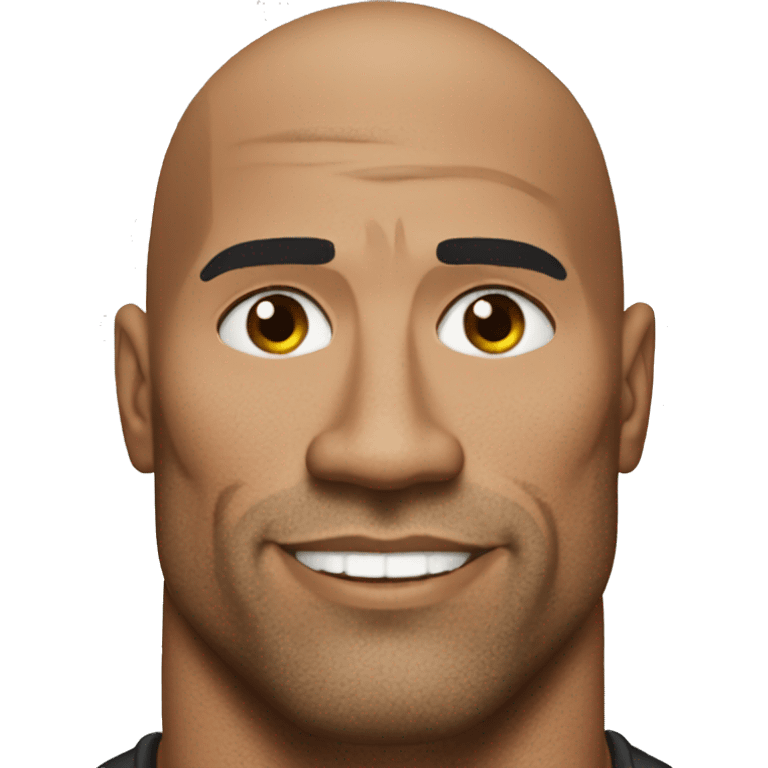 the rock the sigma emoji