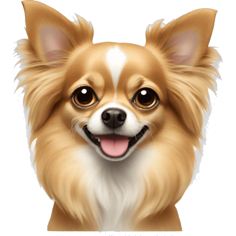 Longhaired Chihuahua emoji