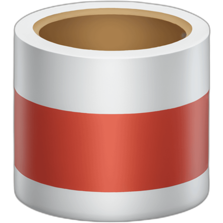 red-and-white-cylinder-short emoji