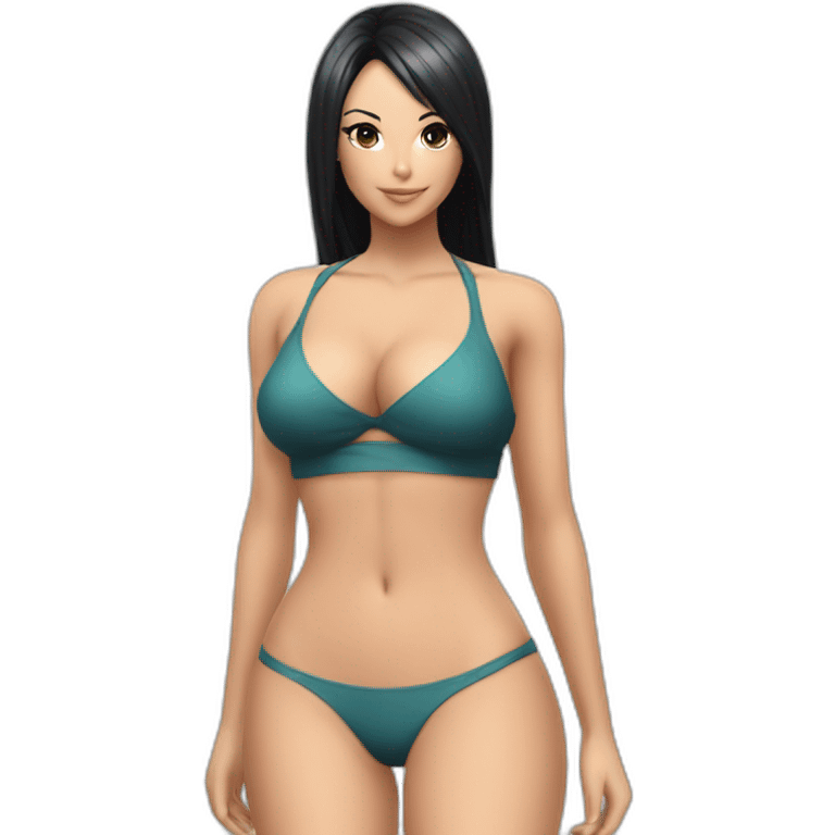 nico robin full body pawg bikini back emoji