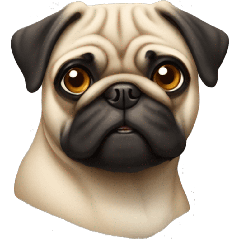 Pug dog  emoji