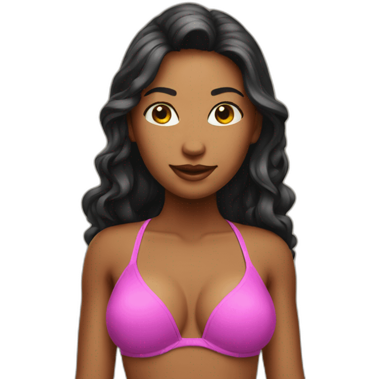 bikini girl emoji