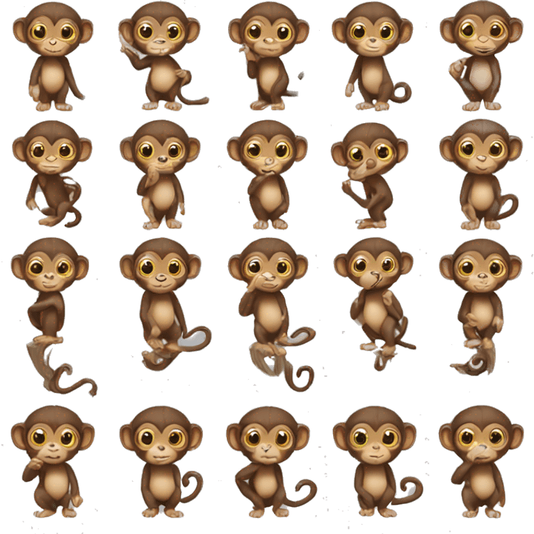 Maple monkey emoji