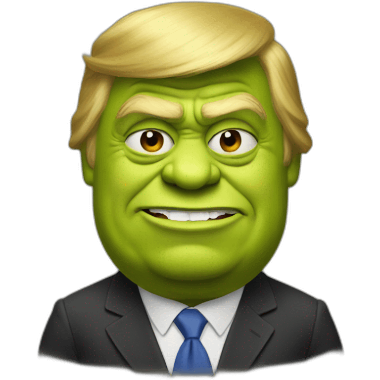 trump shrek emoji