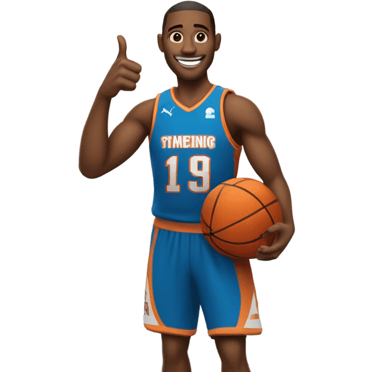 Basketball thumbs up emoji